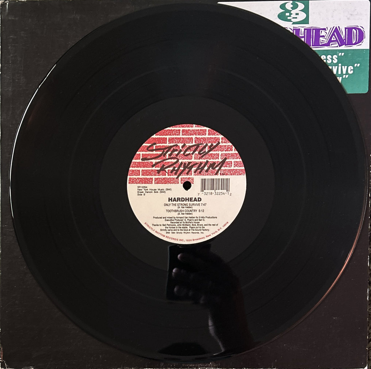 Hardhead - New York Express, Strictly Rhythm Armand Van Helden House Techno 12"