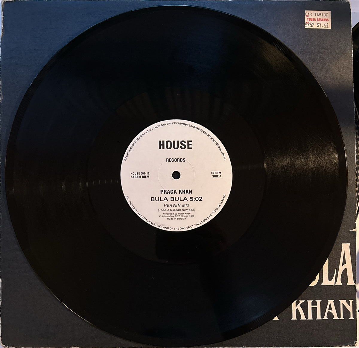Praga Khan - Bula Bula (1989) Belgium New Beat House