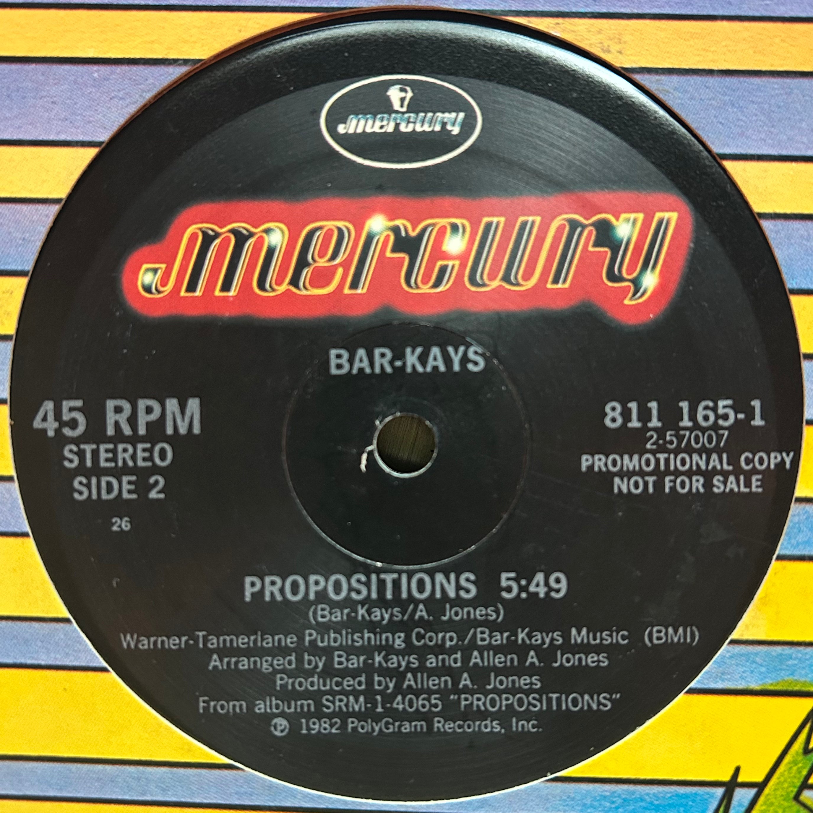 Bar-Kays - She Talks With Her Body (Re-Mix)/Propositions (1983) US Boogie Funk 12" Promo