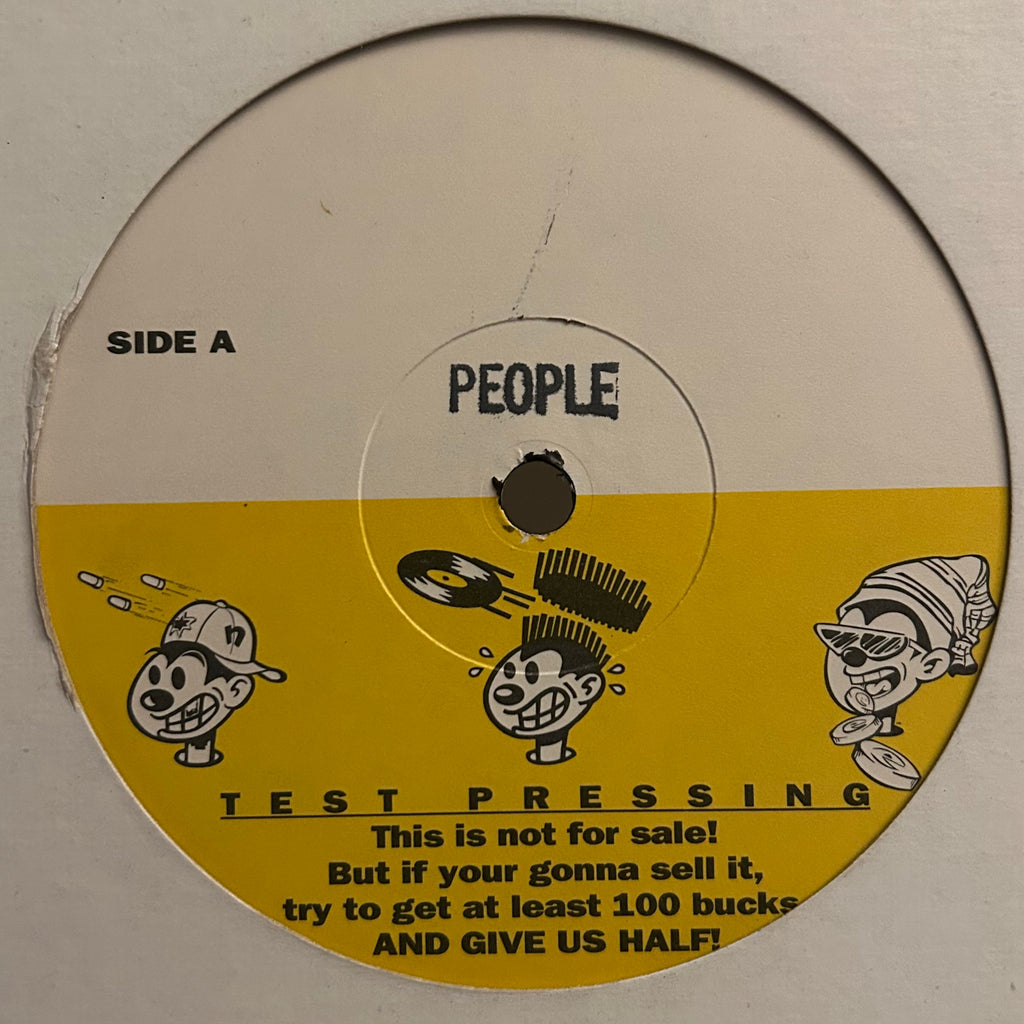 People - Apprehension (1993) Nervous Deep House Test Pressing 12"