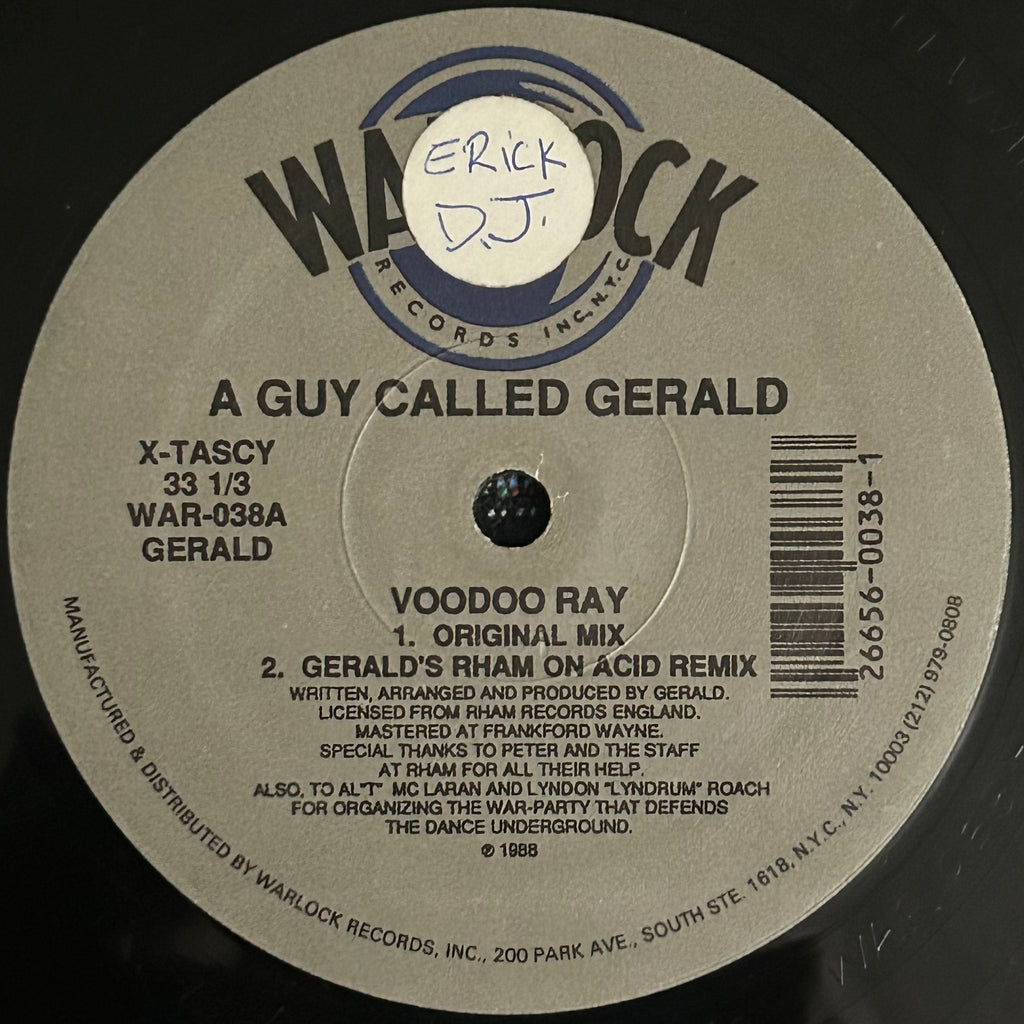 A Guy Called Gerald - Voodoo Ray (1989) Classic UK Acid Techno 12"