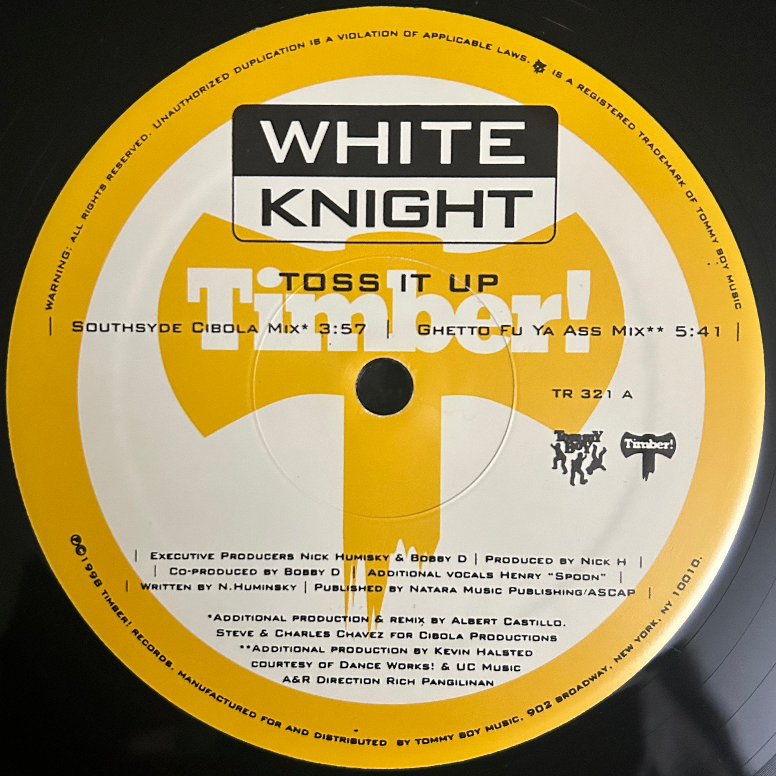 White Knight - Toss It Up (1998) US Chicago Hard House