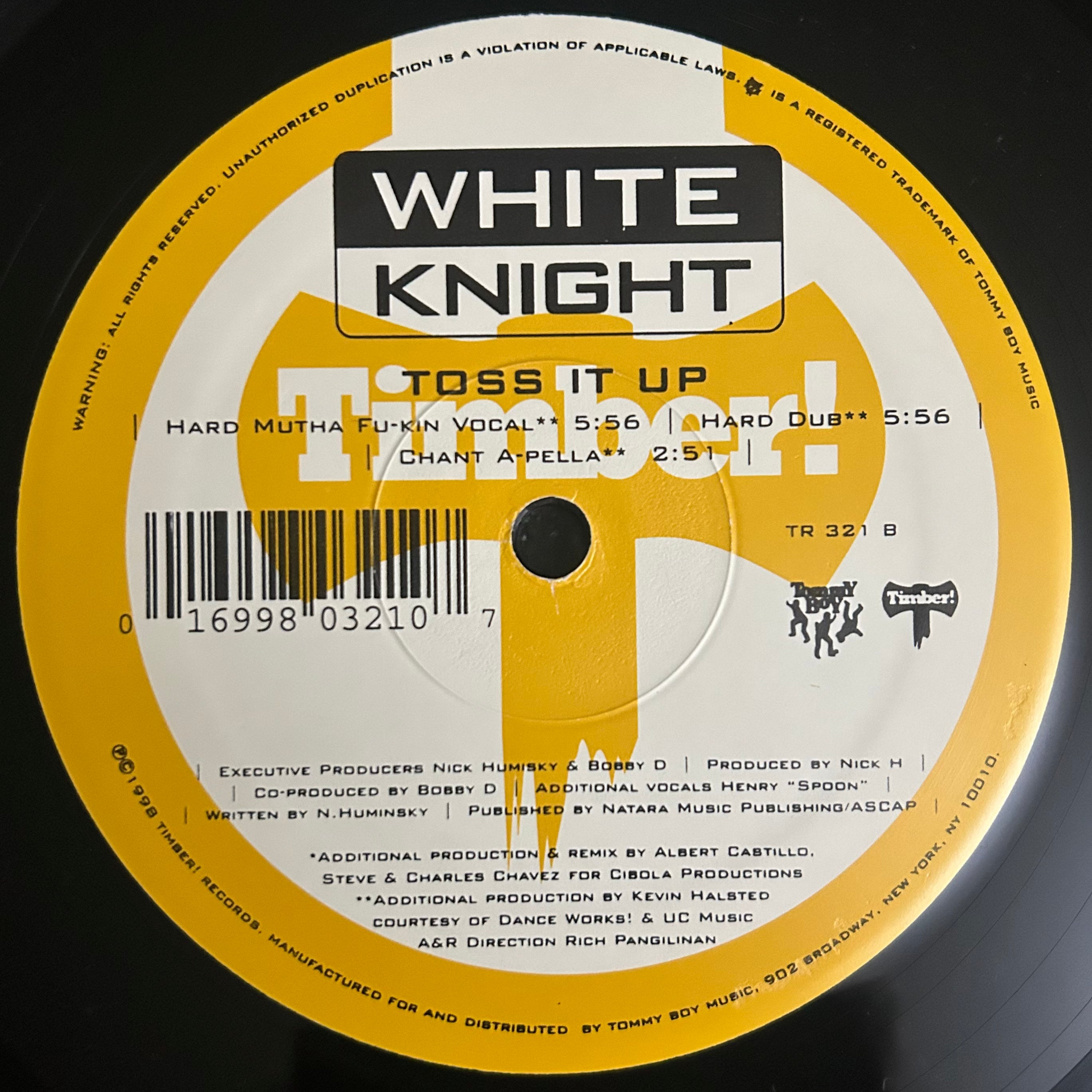 White Knight - Toss It Up (1998) US Chicago Hard House