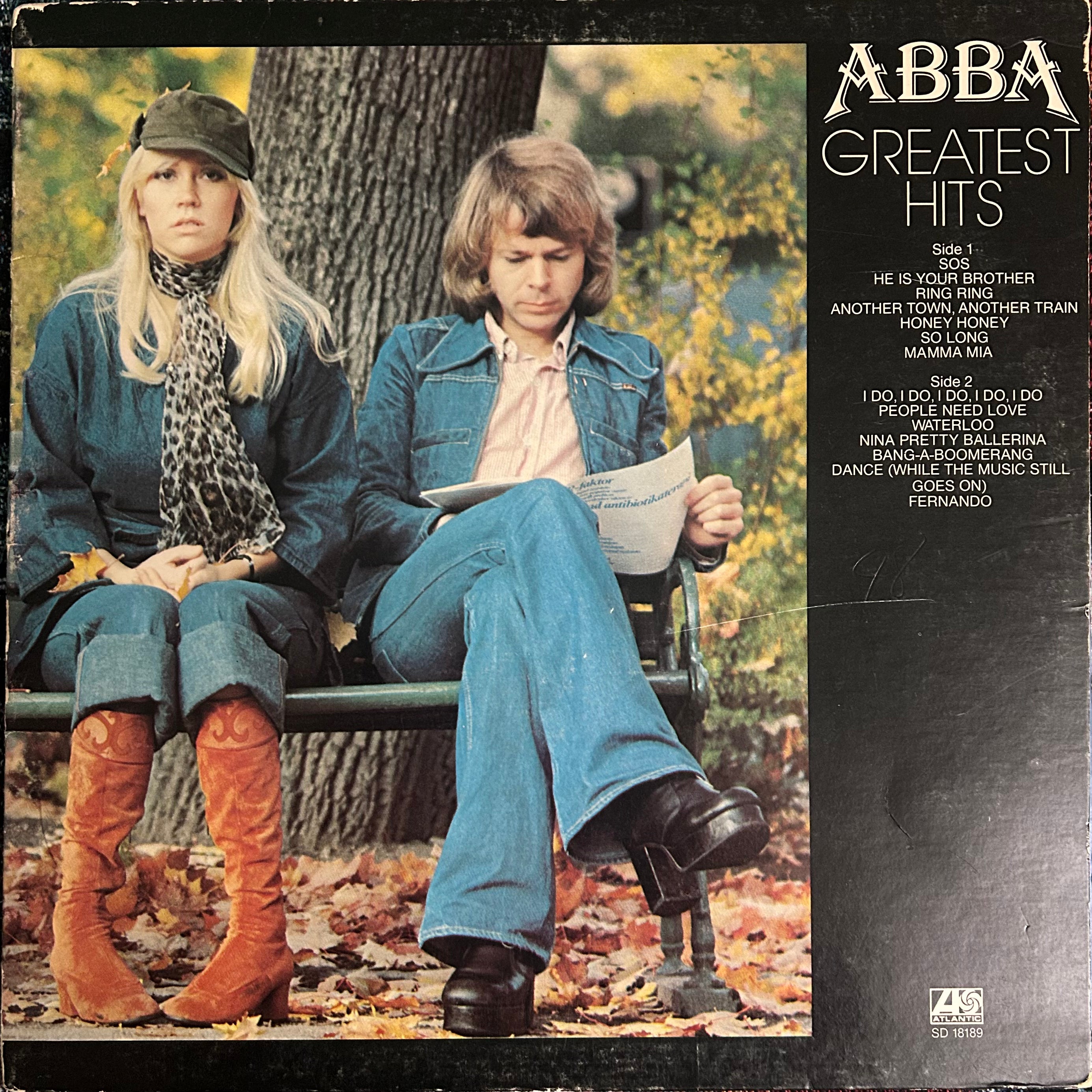 ABBA - Greatest Hits (1976) Classic Disco Comp LP