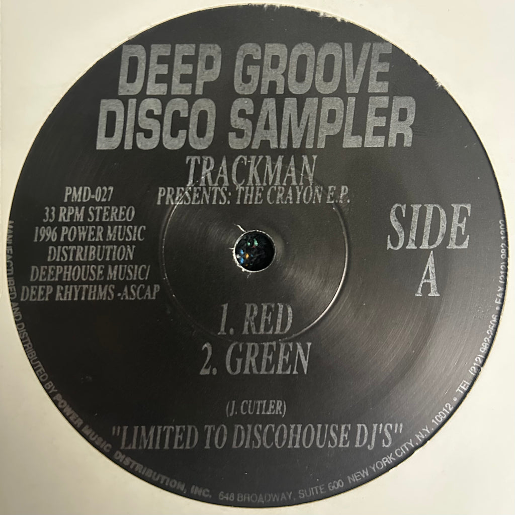 Trackman - The Crayon EP (1996) Power Music NYC House 12"