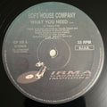 Soft House Company - What You Need... (1990) Classic Italo Deep House 12"